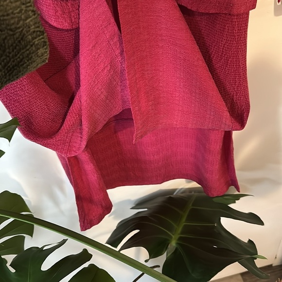 CITY WEAR | Vintage Elegant Burgendy Rayon Women's Skirt Set - Picture 7 of 16